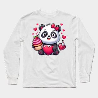 Valentine's Cartoon Delights T-Shirt Long Sleeve T-Shirt